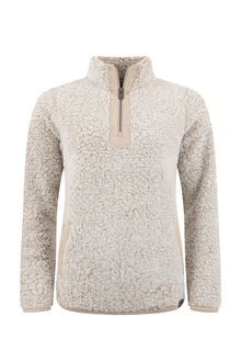 Madi Cosy 1/4 Zip Fleece Beige