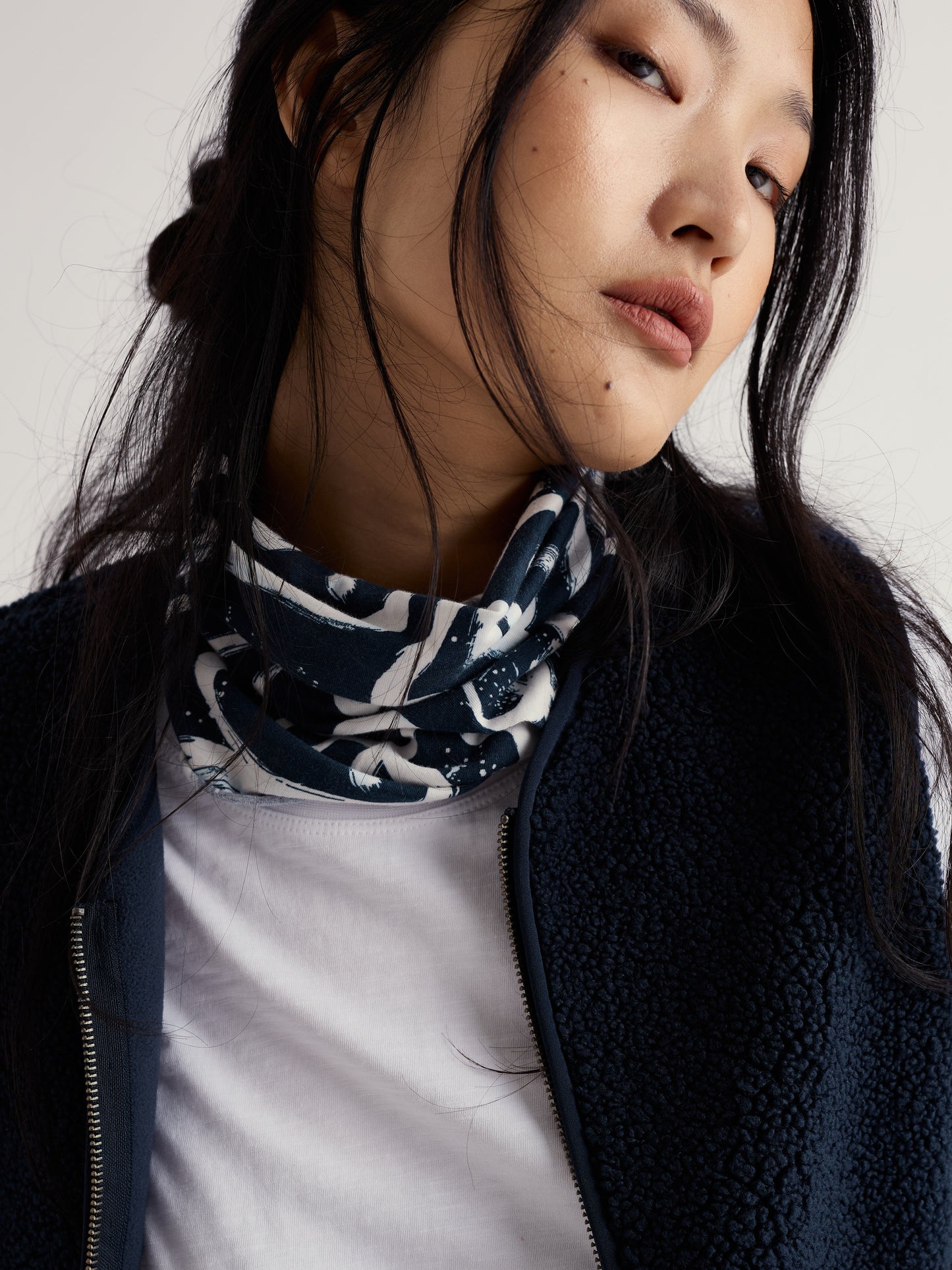 Cotton Handyband Ink Strokes Maritime