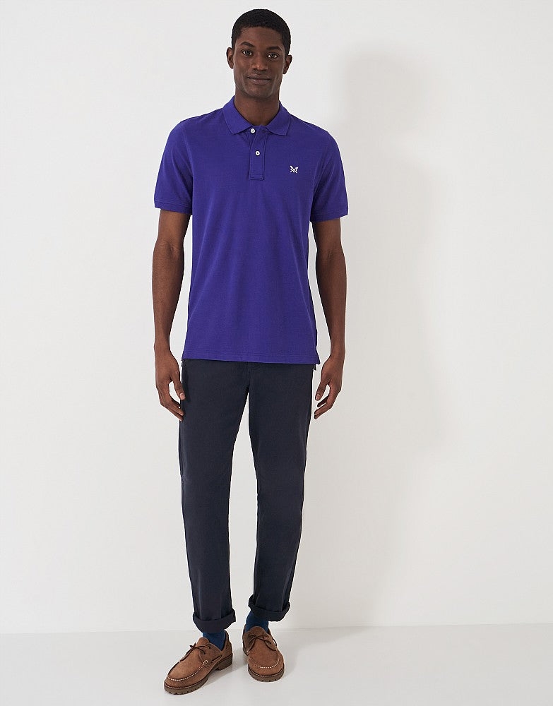 Classic Pique Polo Shirt in Marine