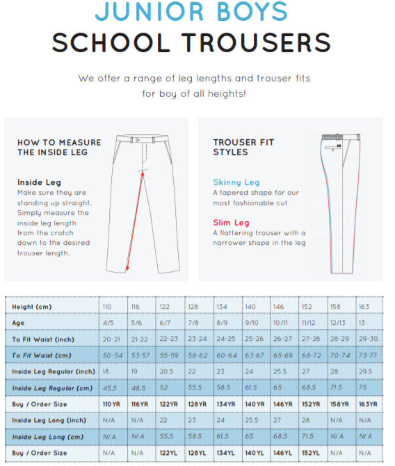 1880 Club Elastic Waist Black Trousers (AGES 8/9 TO 12/13)