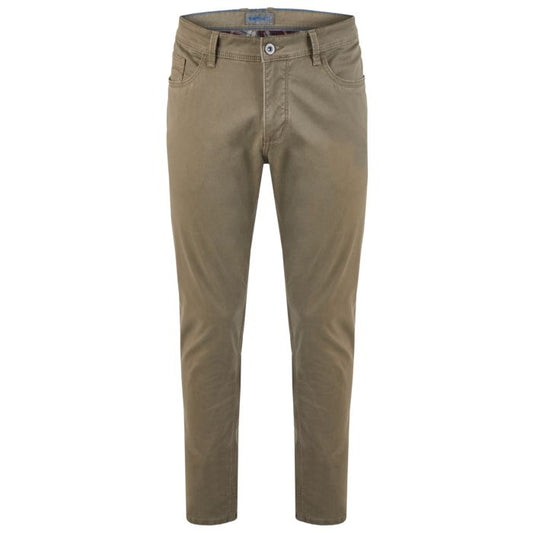 689045/8252/31  5 PKT THERMAL BEIGE TROUSERS