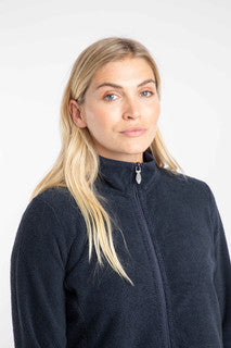Cheryl Textured Full Zip Fleece Midnight