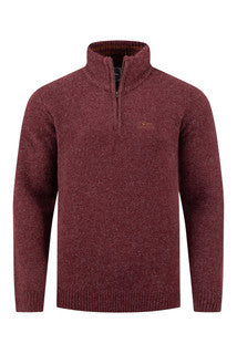 Altwood 1/4 Zip Jumper Garnet