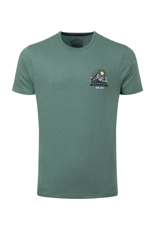 Lake District Graphic Tee Dusky Green