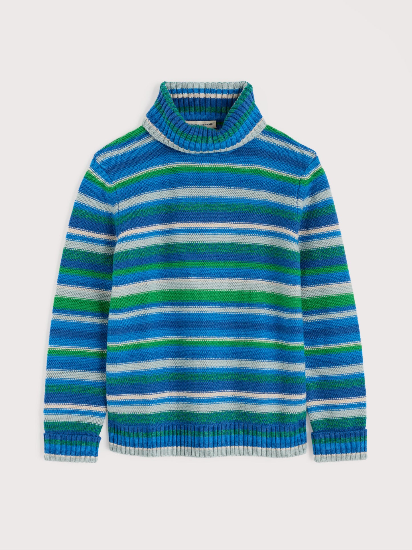 Braque Striped Jumper with Wool Concertina Shore Multi