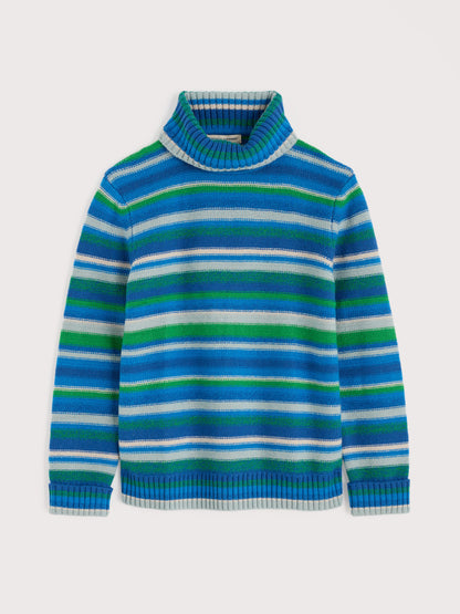 Braque Striped Jumper with Wool Concertina Shore Multi