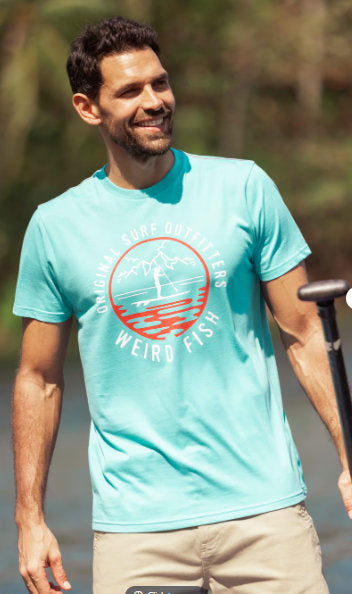 Paddle Eco Graphic T-Shirt Sky Blue