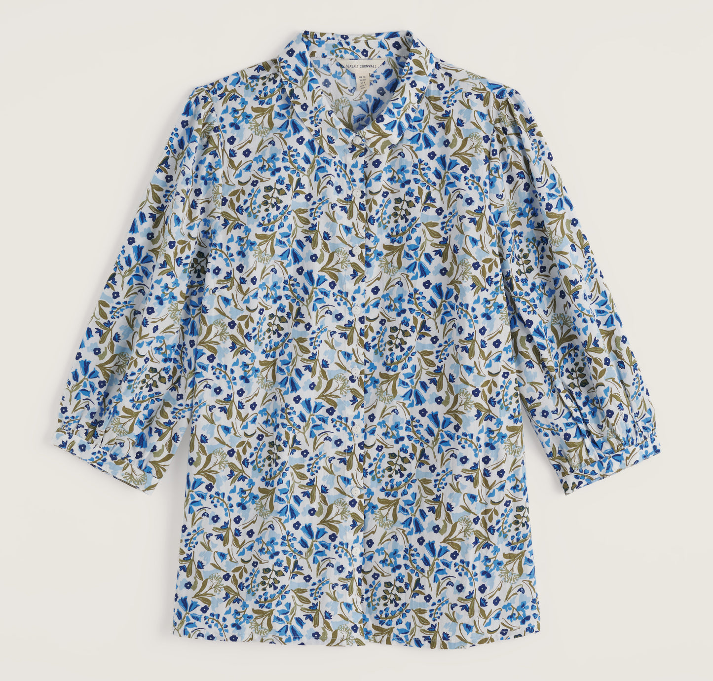 HOPE BLOUSE WOODLAND FLORAL CHALK