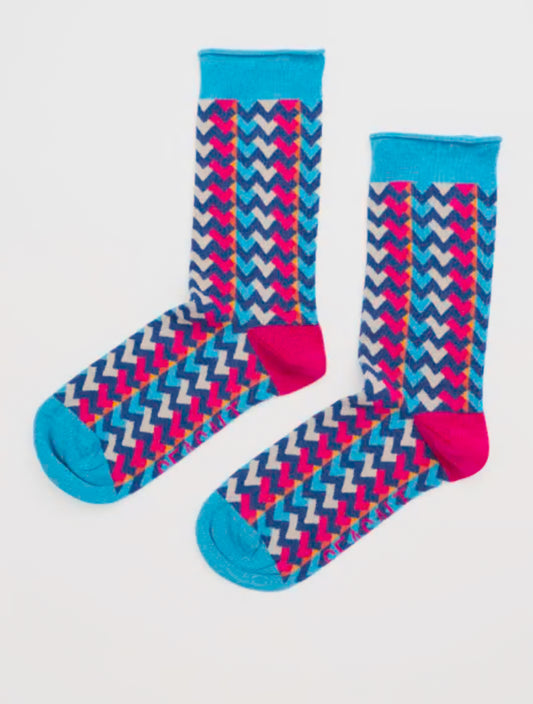 Women's Arty Socks Chevron Campion Mix