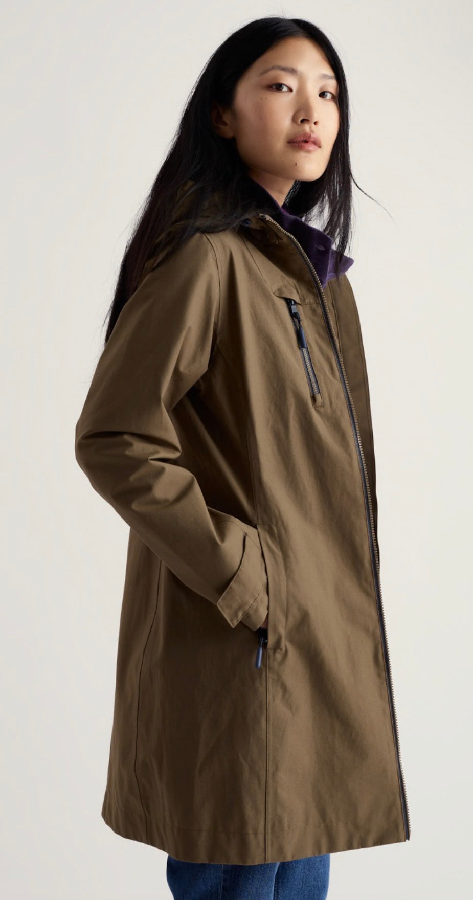 COVERACK COAT LAUREL