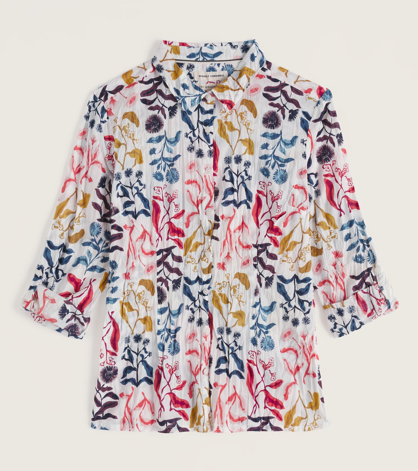 Larissa Shirt Inky Botanical Chalk