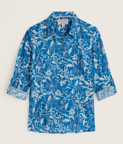 Larissa Shirt -Winding Meadow Sailboats