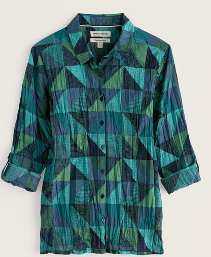 Larissa Shirt-Blanket Geo Estuary