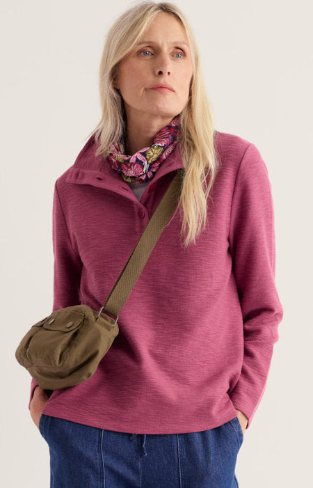 Last Boat Sweatshirt-Foxglove