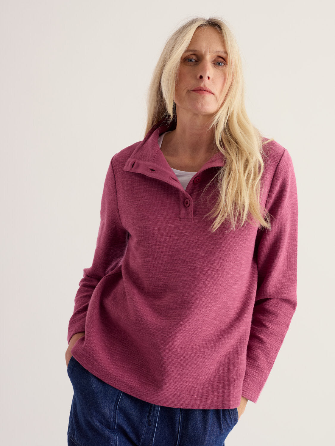 Last Boat Sweatshirt-Foxglove