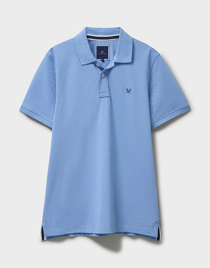 Classic Pique Polo Shirt in Light Blue