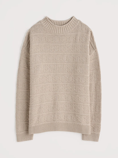 Penkestle Knitted Jumper Aran