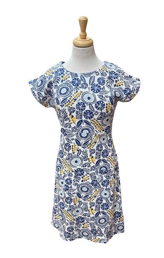 TALLAHASSEE PRINTED JERSEY BLUE SAPPHIRE