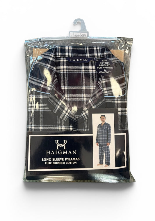 DK NAVY  BRUSHED COTTON PYJAMA