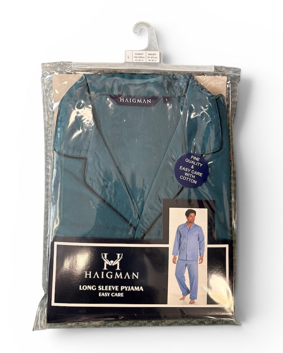 PLAIN TEAL COTTON PJYAMA