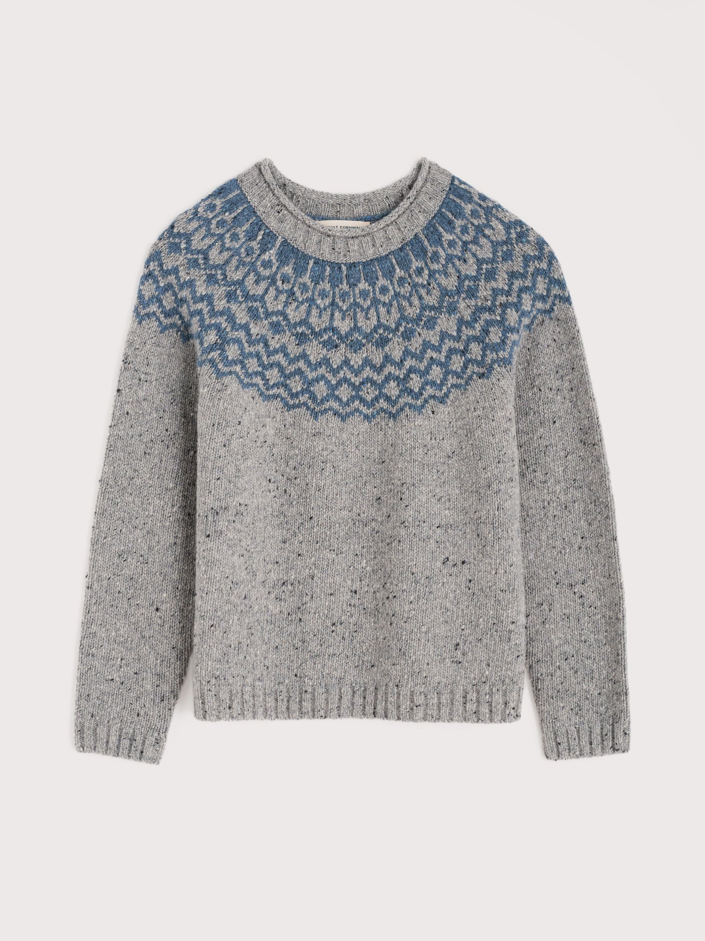 Port Kinnis Fair Isle Jumper With Merino Wag Tail Tor Shore