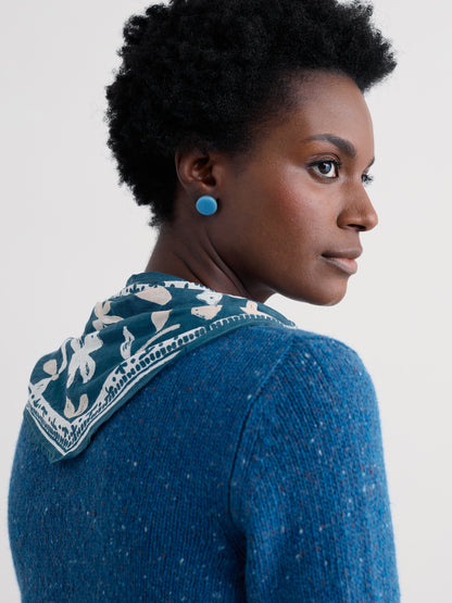 Posy Scarf Anemone Shapes Dk Lugger