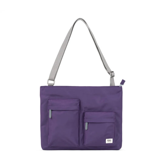 Moorgate Messenger Bag in Majestic Purple MEDIUM