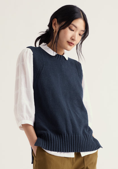 Redstart Knitted Vest Maritime