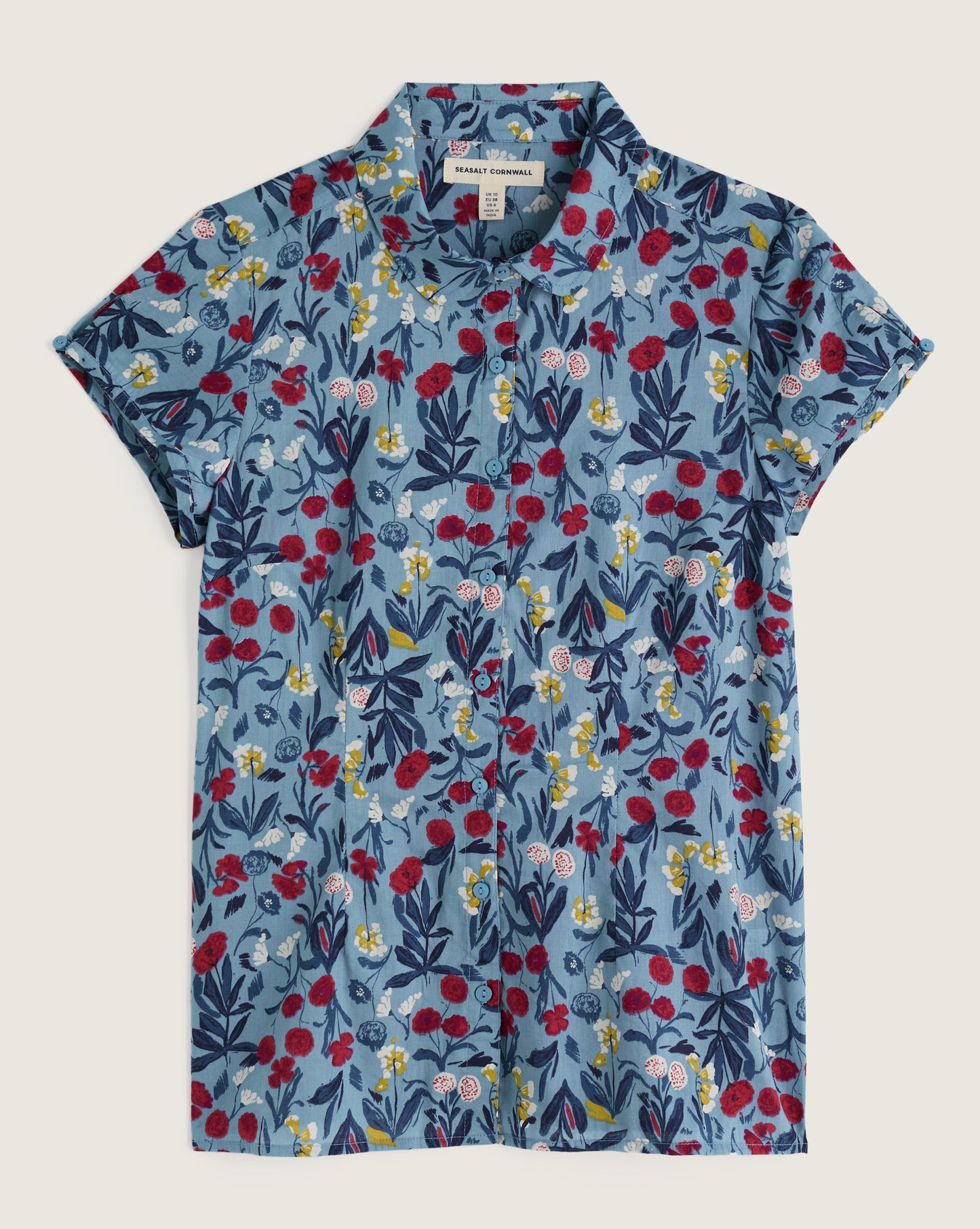 Rushmaker Short Sleeve Shirt Spring Stems Seascape Mix