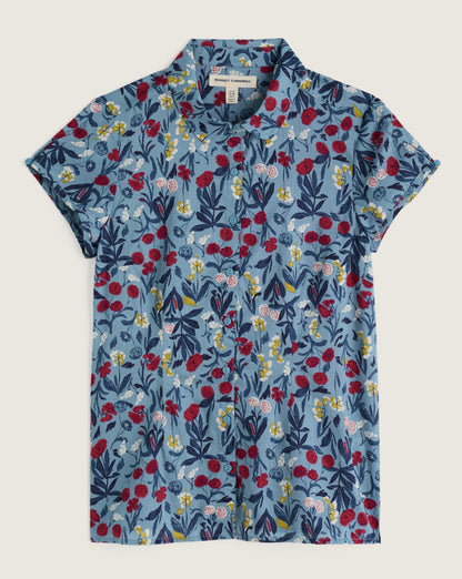Rushmaker Short Sleeve Shirt Spring Stems Seascape Mix