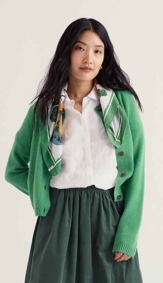 Tern Tide Cardigan- Pea Pod