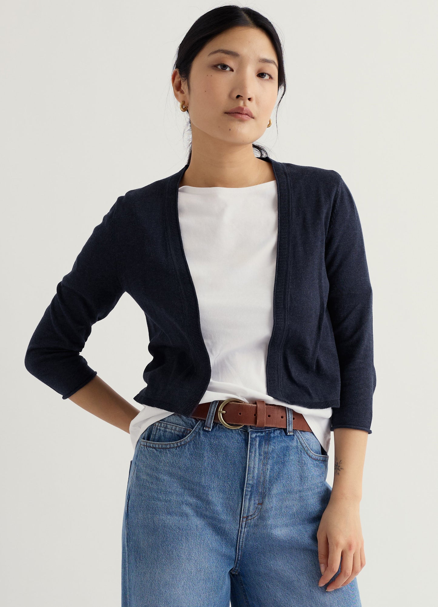 Vanessa Knitted Cardigan Maritime