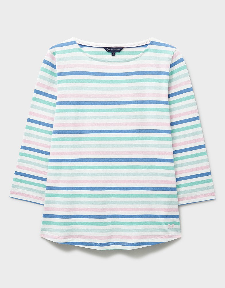 Essential Breton in White and Multi Stripes