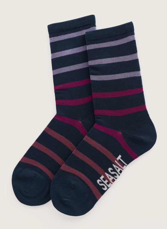 Women's Sailor Socks Breton Shades Echium