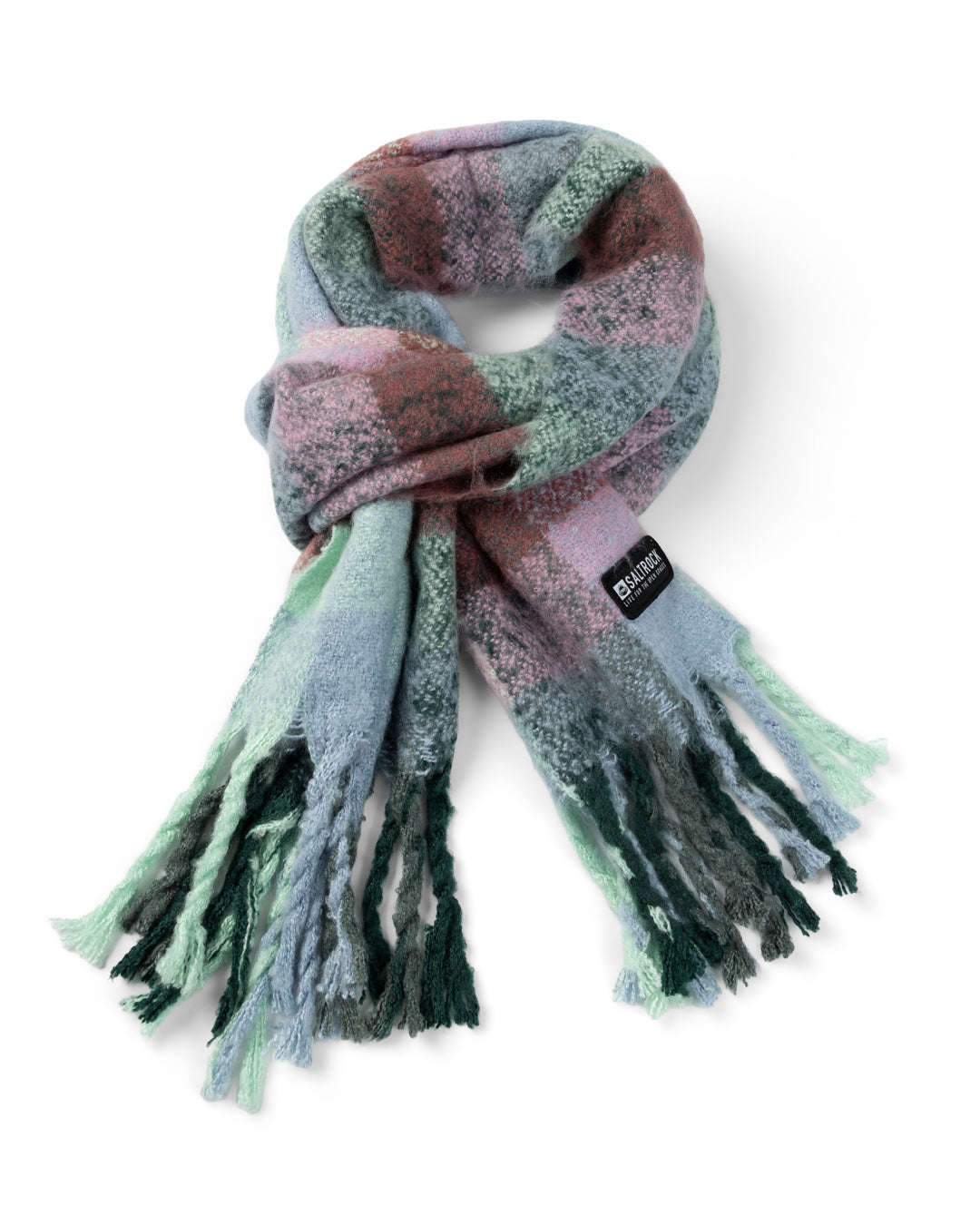 HARVEST  SCARF DARK GREEN