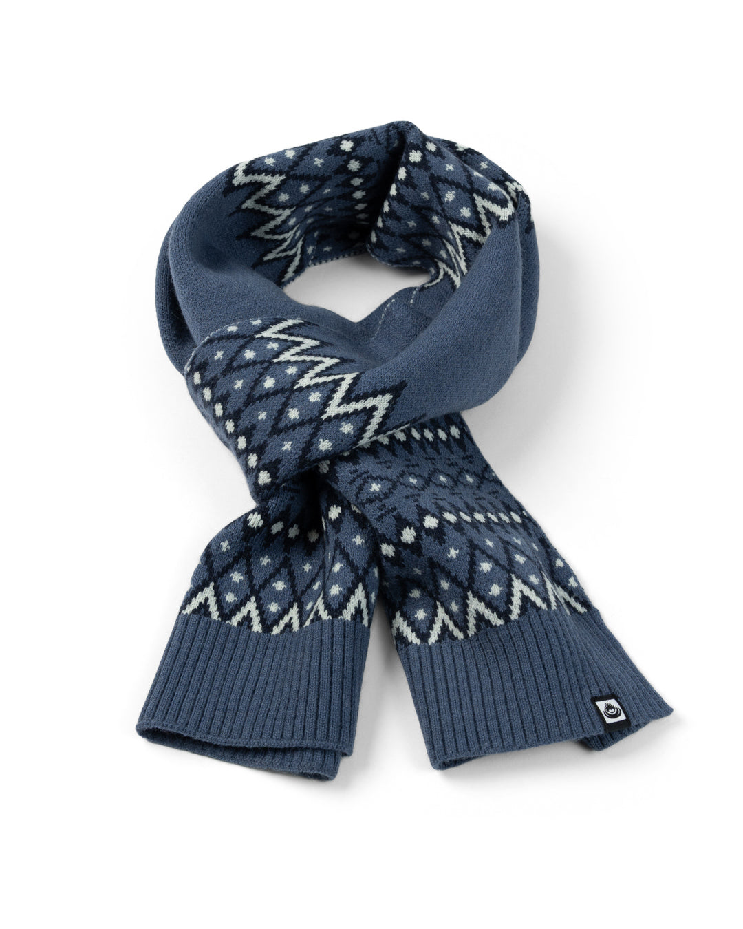 FERN FAIRISLE SCARF DARK_PURPLE