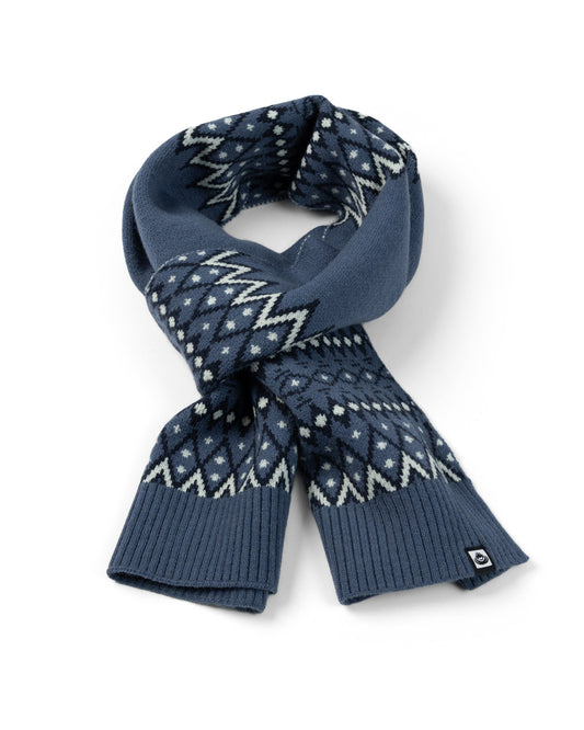 FERN FAIRISLE SCARF DARK_PURPLE
