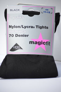 Magicfit Black Opaque Tights !